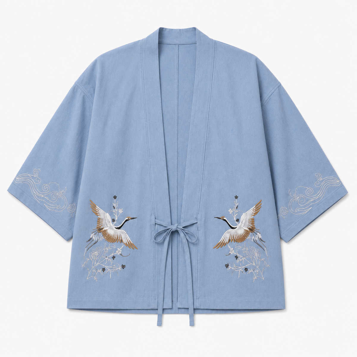 Kimono Homme Coton Bleu Japonais | Ryūsei
