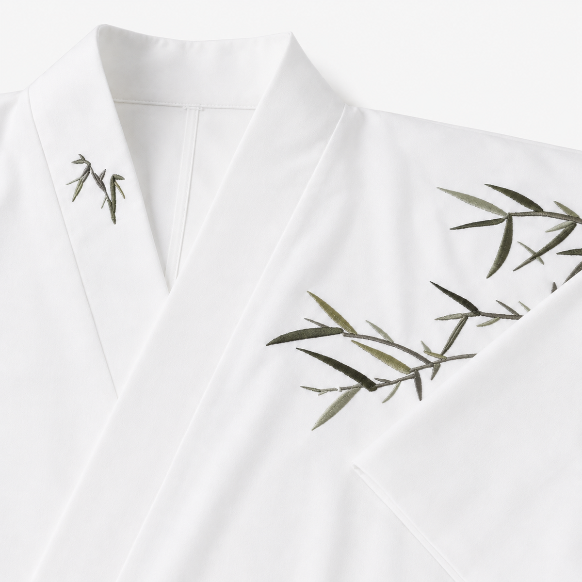 Kimono Homme Japonais Court Noir et Blanc | Hayate