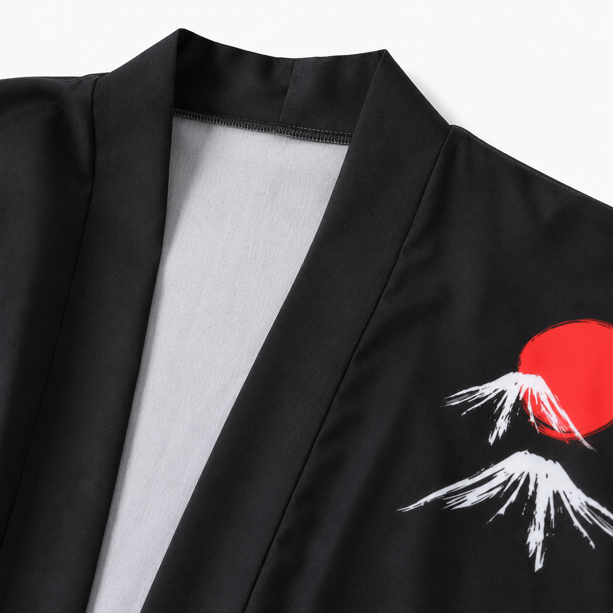Kimono Homme Japonais Noir Court | Raiden