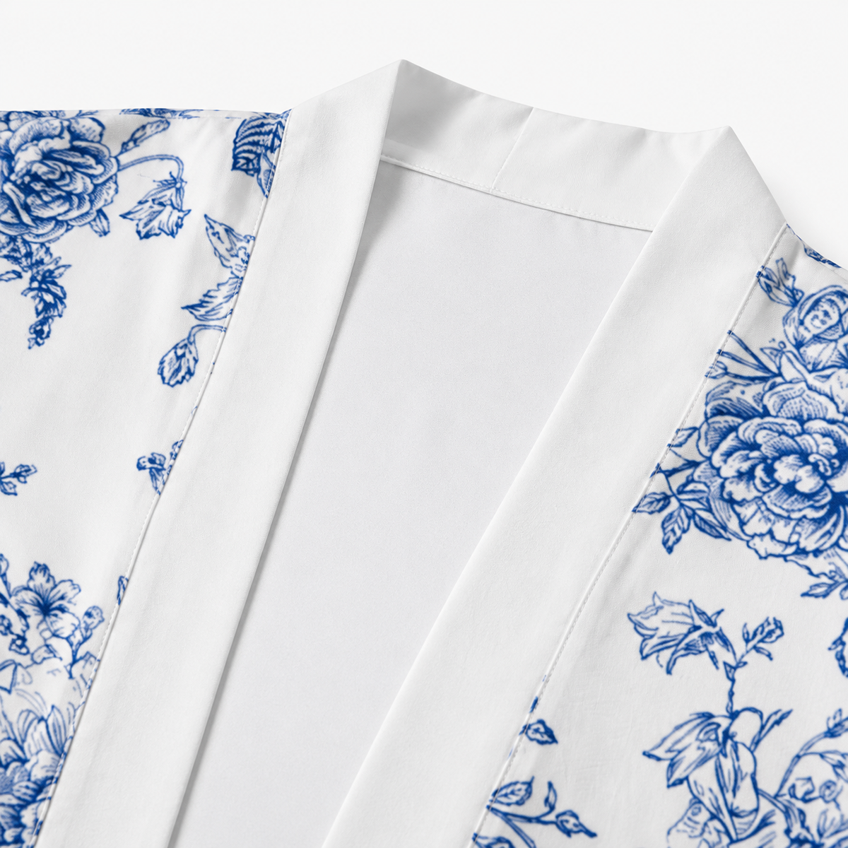 Kimono Japonais Homme Bleu Fleuri | Mizuki