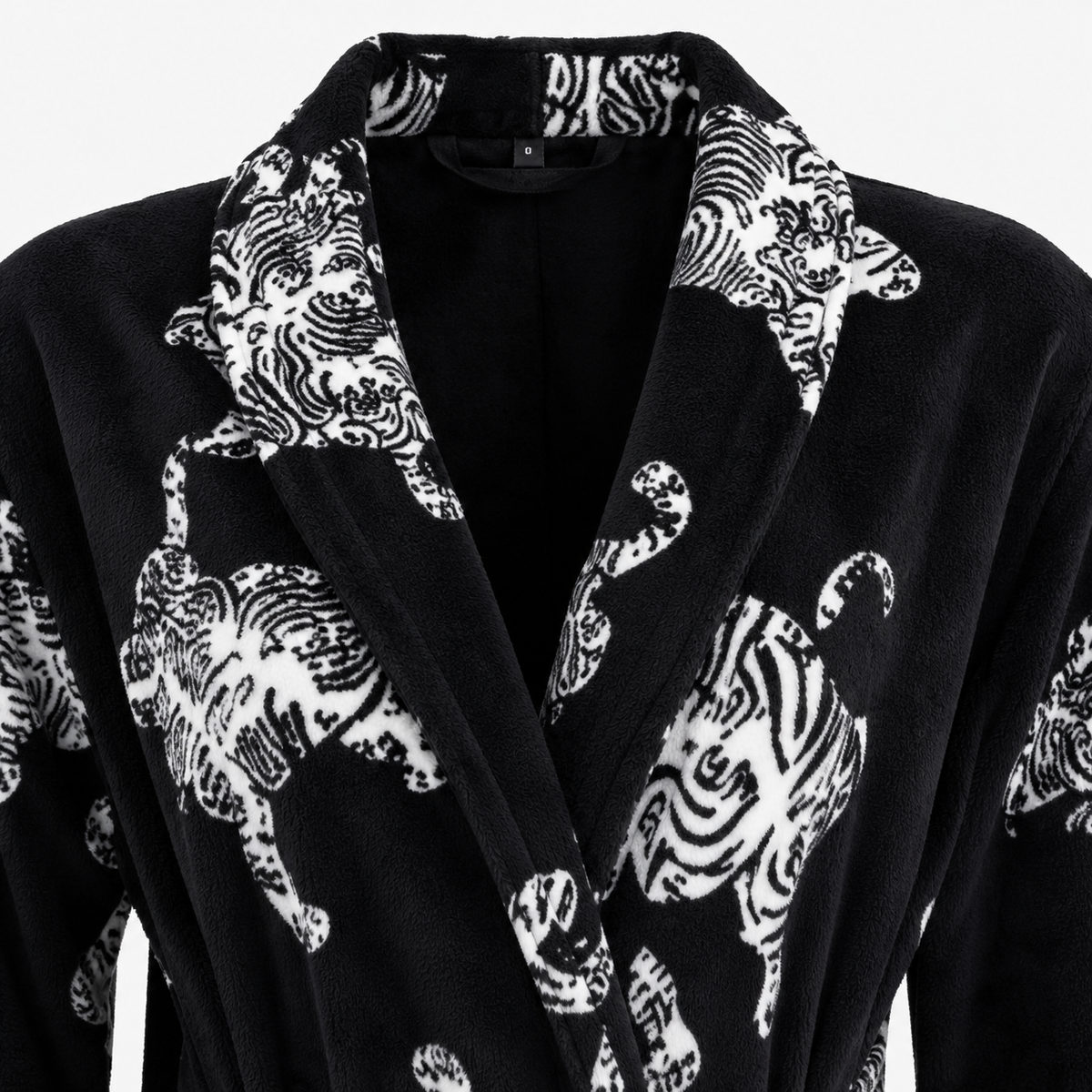 Peignoir Kimono Homme Noir Japonais | Kurotora