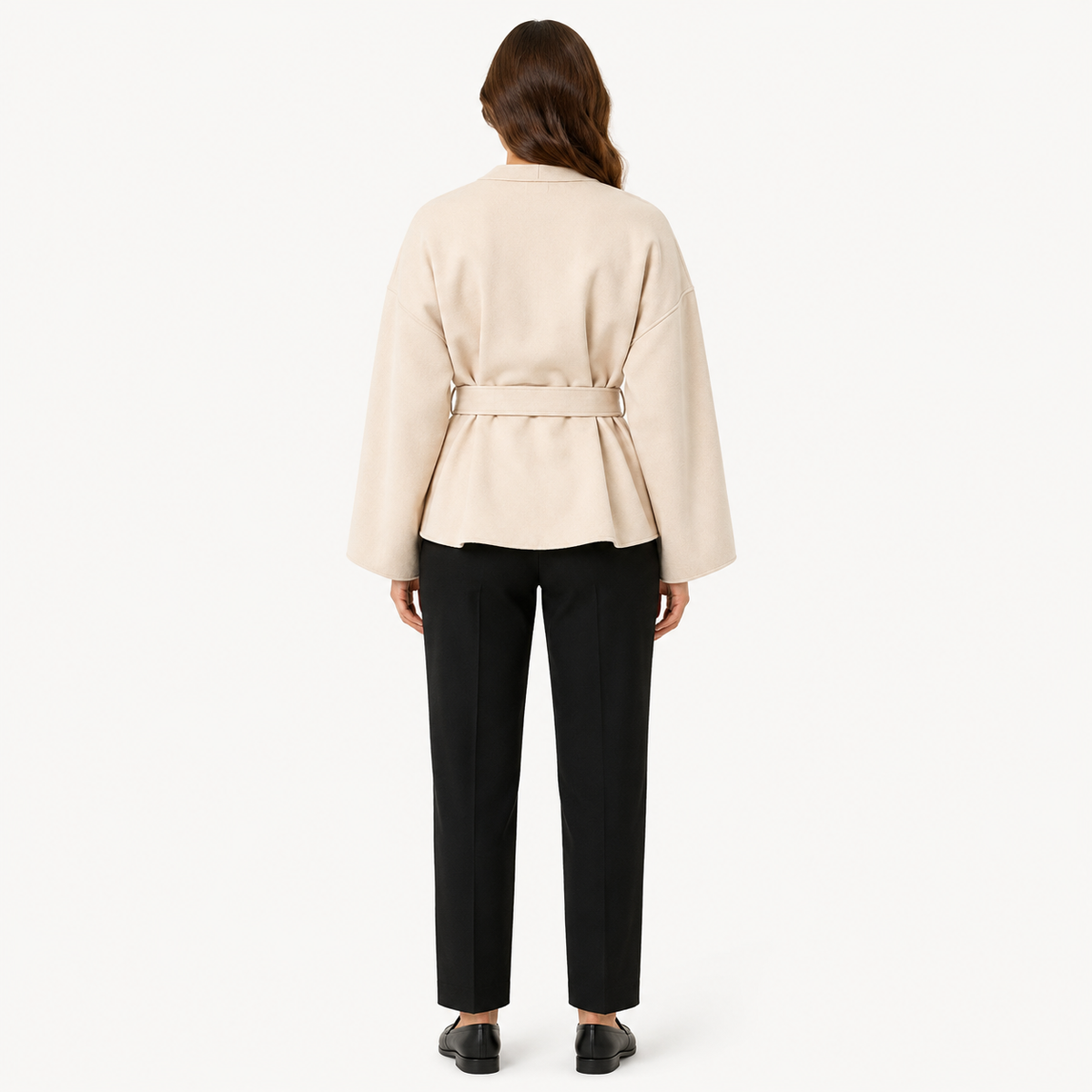 Veste Kimono Femme Courte Écru | Suzu