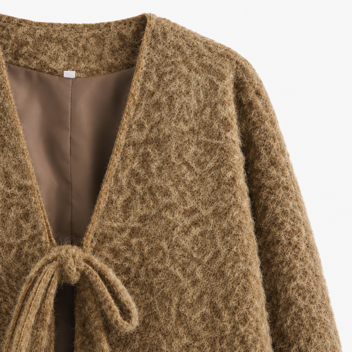 Veste Kimono Femme Écru Ample à Nouer | Mizuha