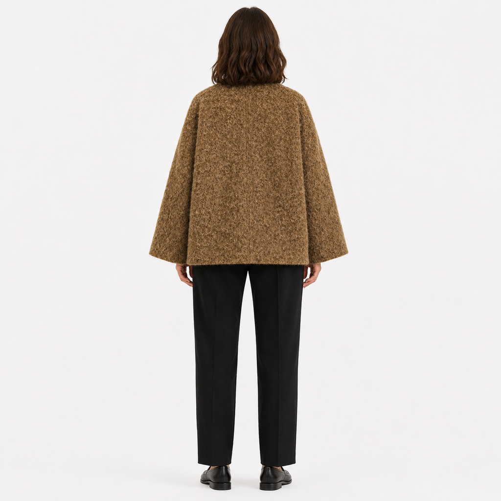 Veste Kimono Femme Écru Ample à Nouer | Mizuha
