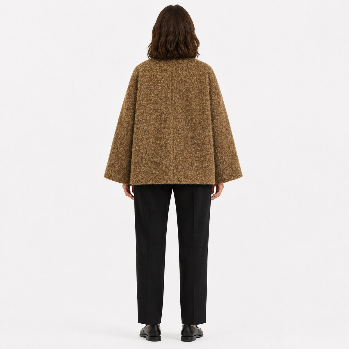 Veste Kimono Femme Écru Ample à Nouer | Mizuha