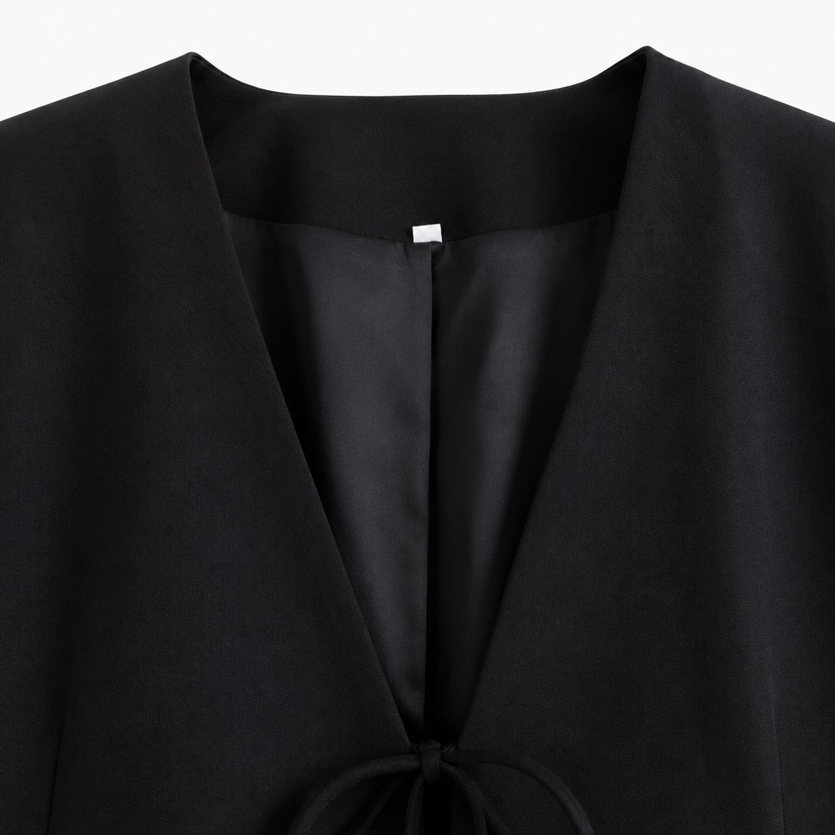 Veste Kimono Femme Noir Oversize Courte | Kuroha