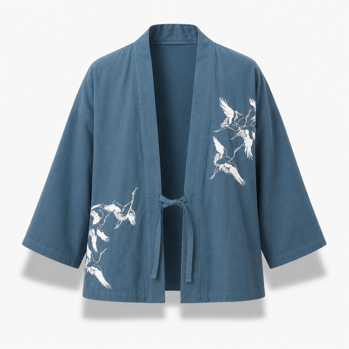Veste Kimono Homme Brodée Noir Japonais | Kōji