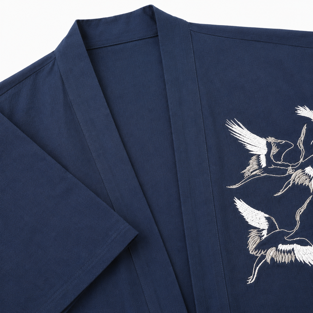 Veste Kimono Homme Brodée Noir Japonais | Kōji