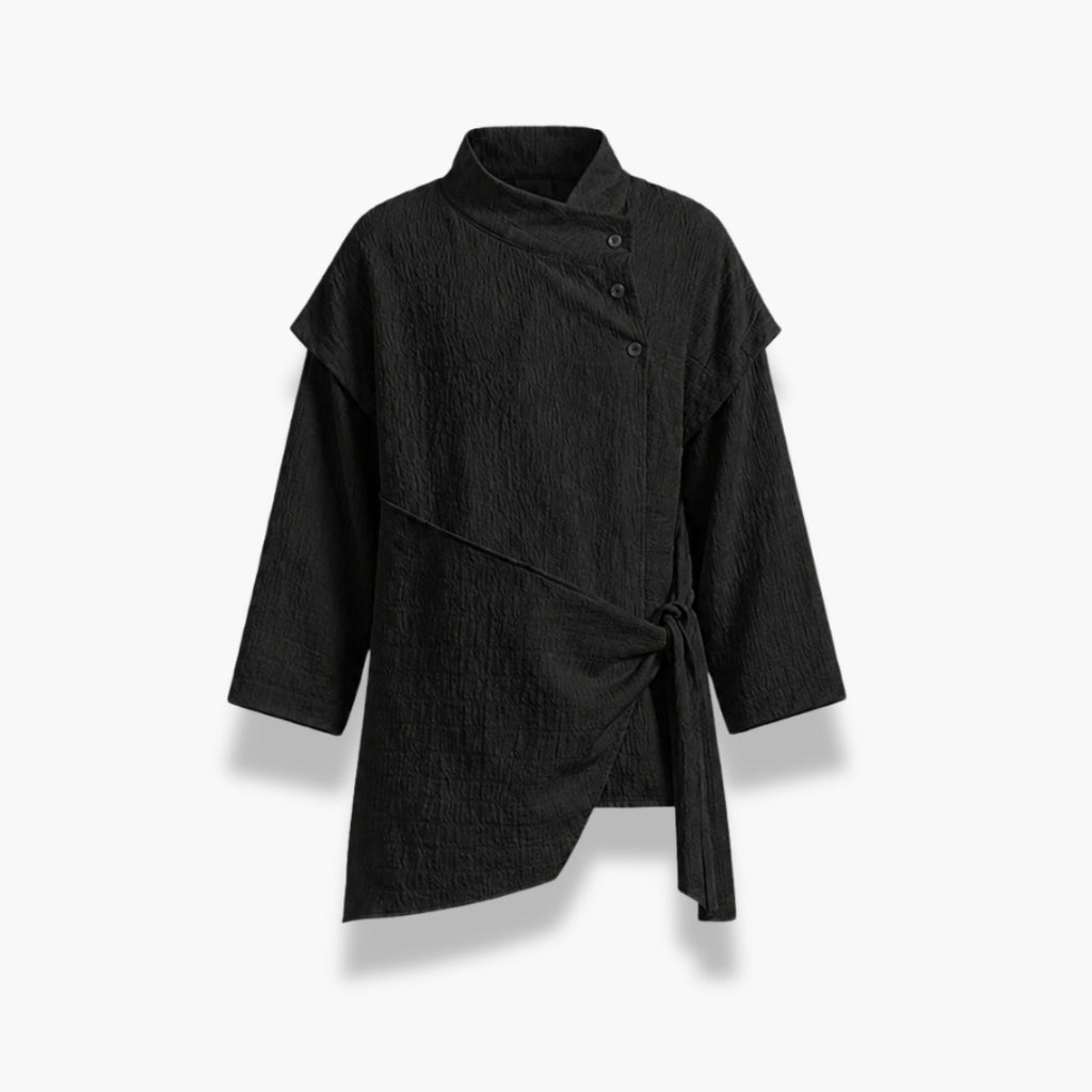 Veste Kimono Homme Coton Asymétrique | Kaede