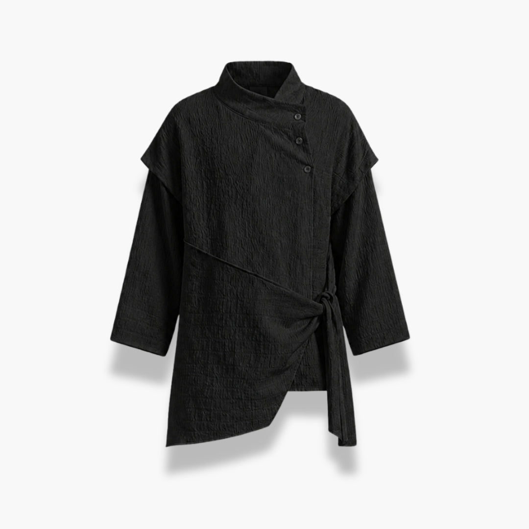 Veste Kimono Homme Coton Asymétrique | Kaede