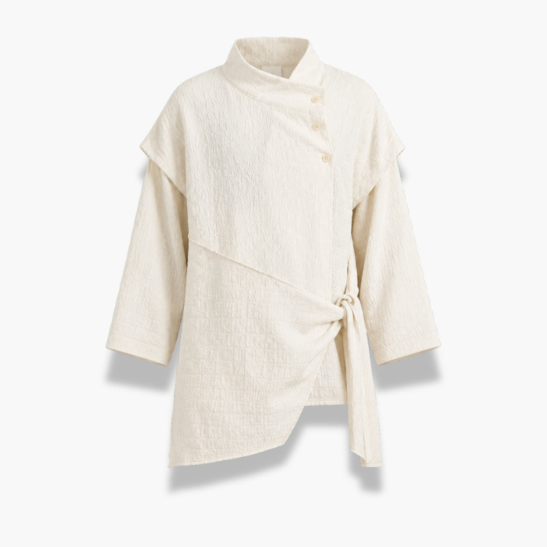Veste Kimono Homme Coton Asymétrique | Kaede