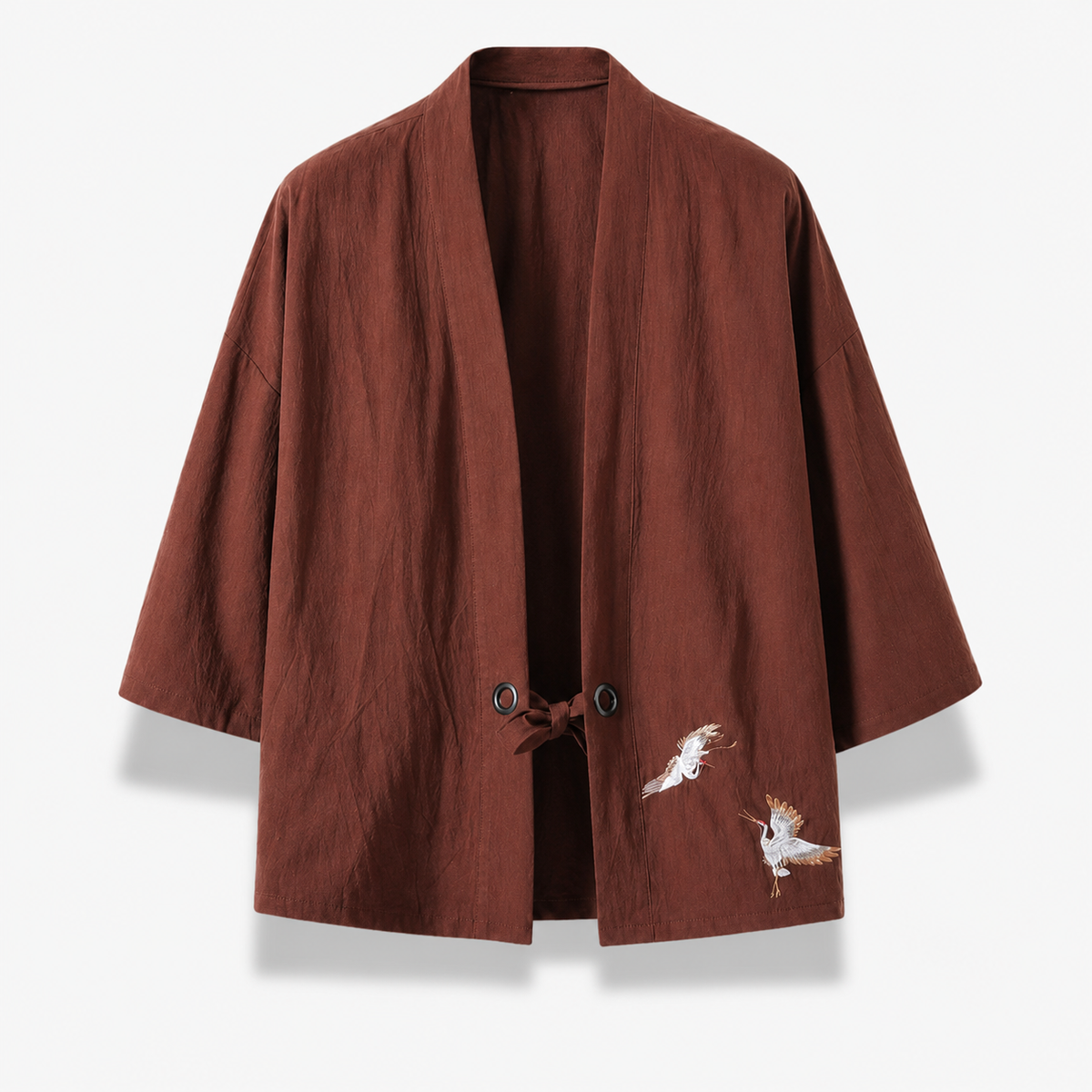 Veste Kimono Homme Noir Légère Japonaise | Kurogane