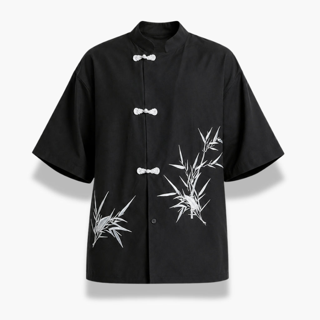 Veste Kimono Homme Noir Mi-long | Haruki