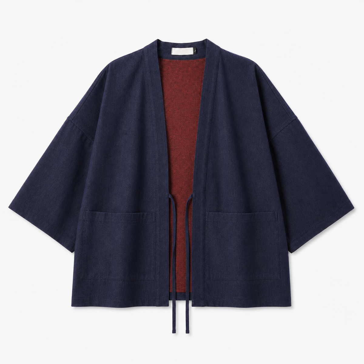 Veste Kimono Mixte Denim Réversible Bleu | Kaizen