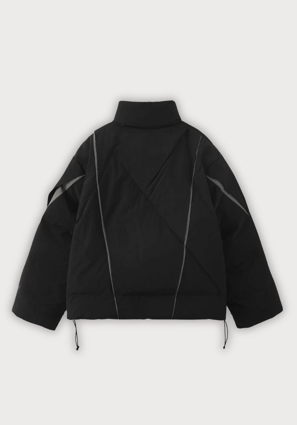 Doudoune asymétrique | Style kimono