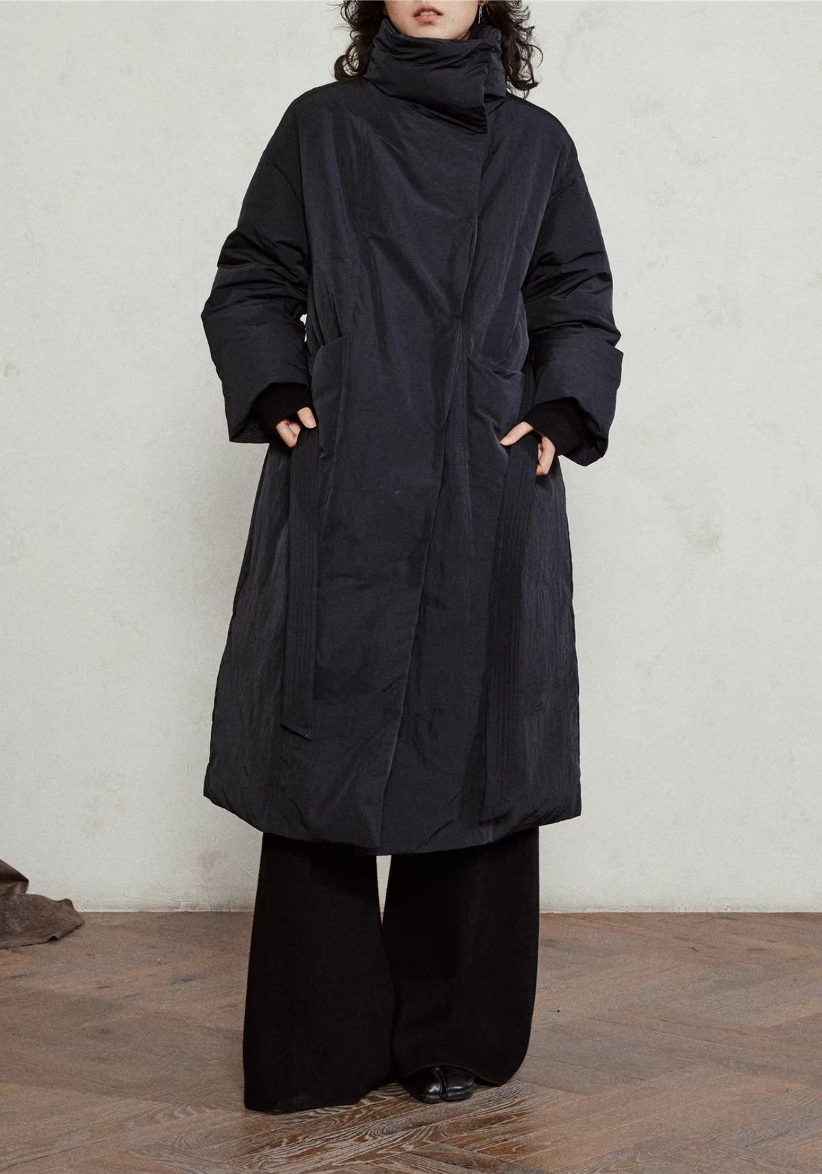Doudoune longue ceinturée femme | Ren