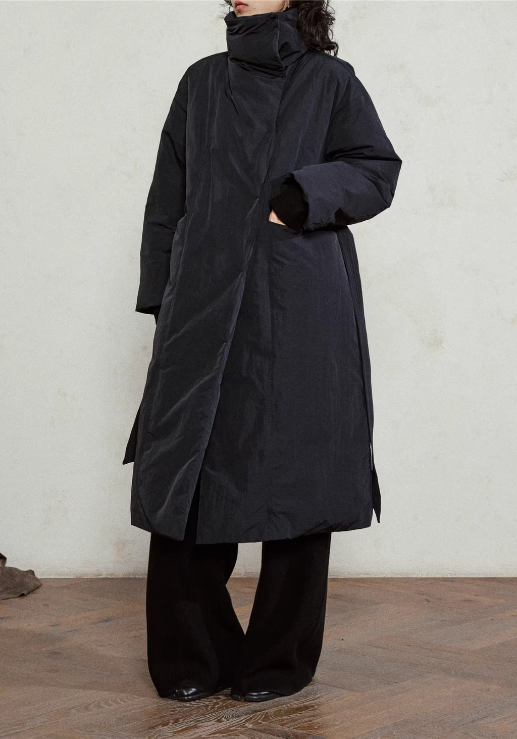 Doudoune longue ceinturée femme | Ren