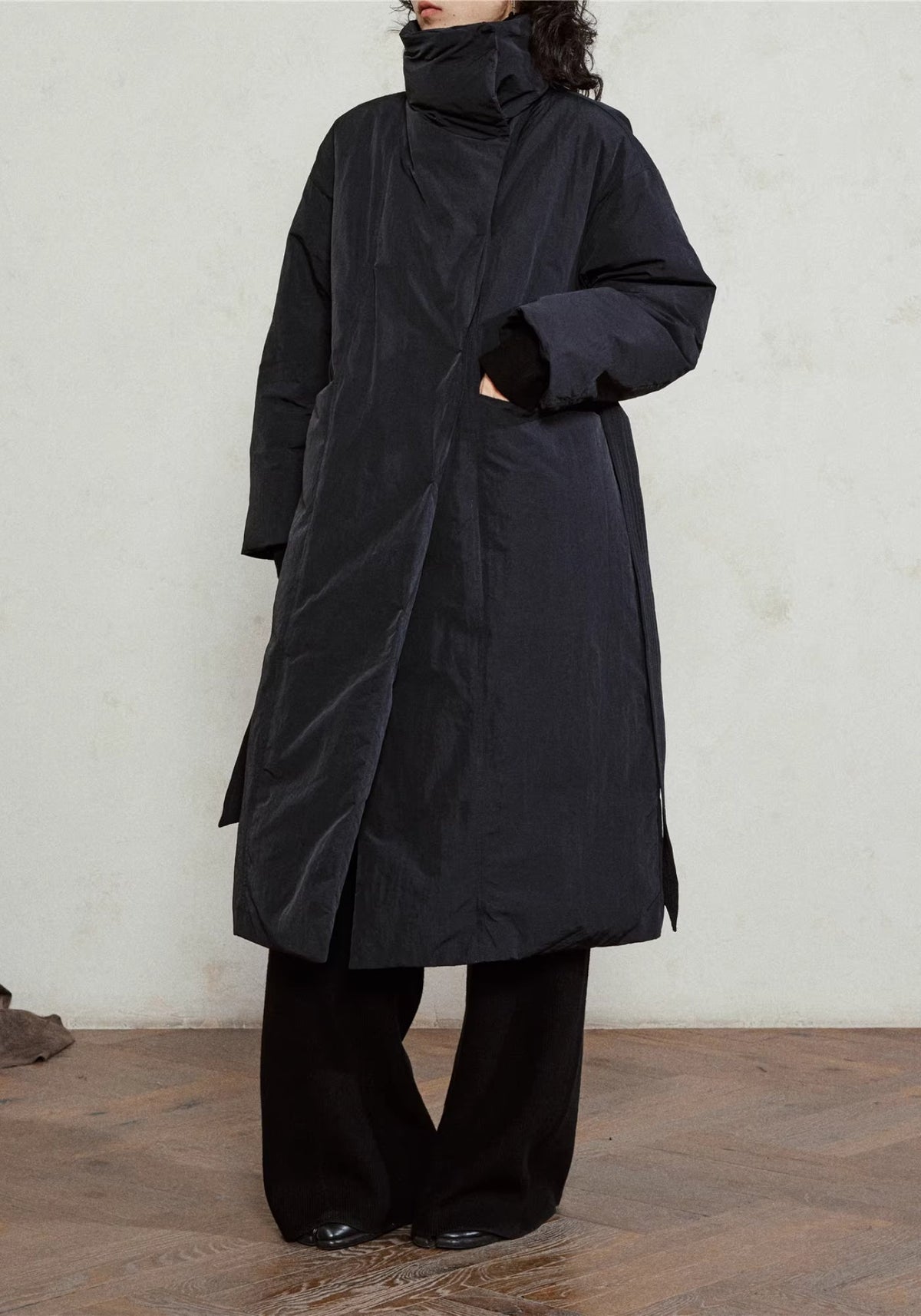 Doudoune longue ceinturée femme | Ren