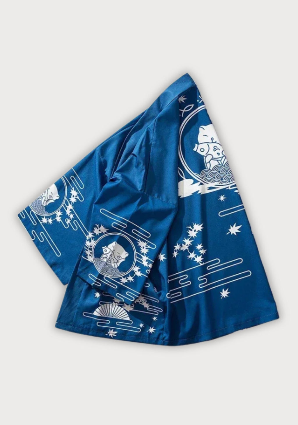 Kimono japonais bleu | Kaito