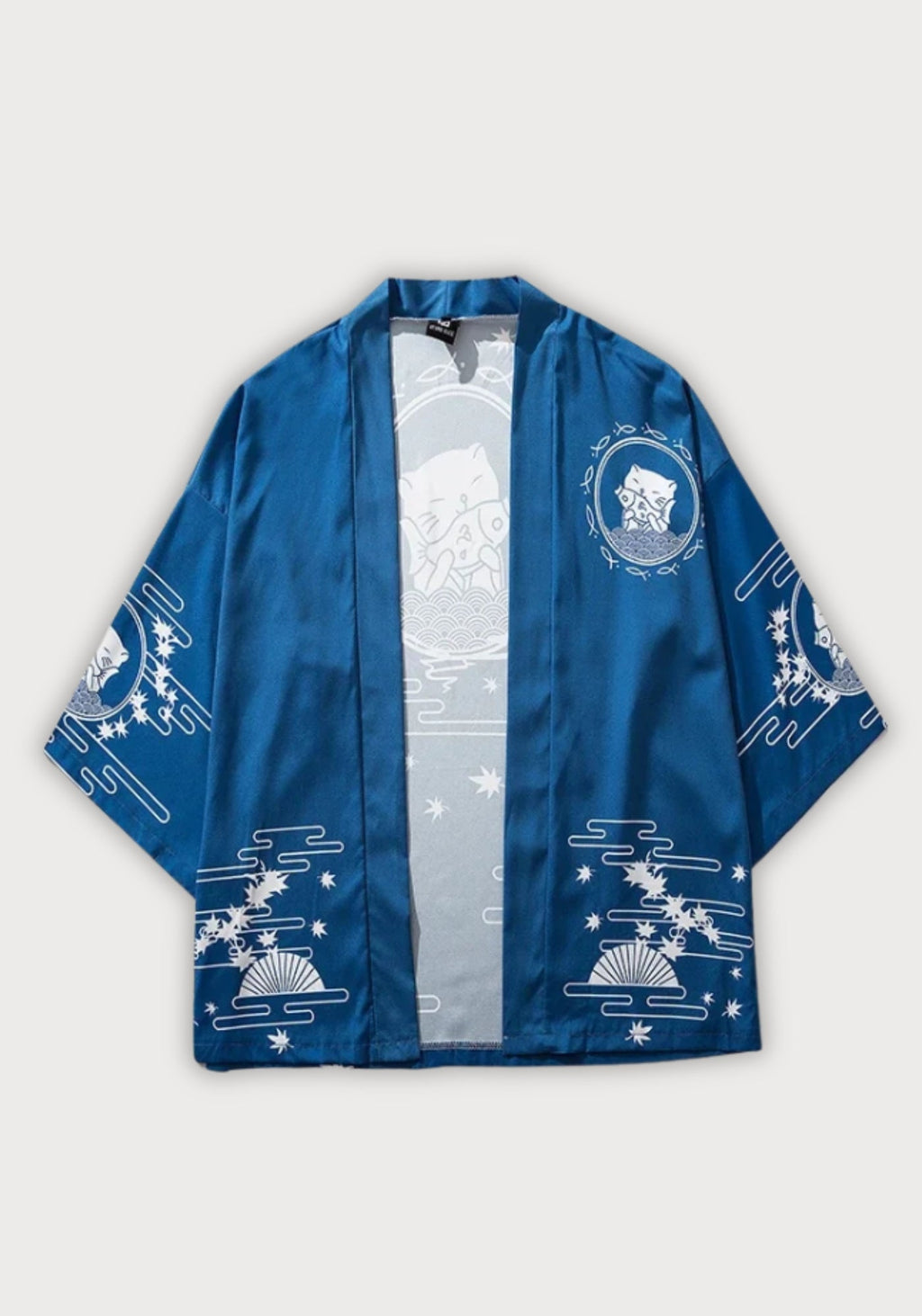 Kimono japonais bleu | Kaito