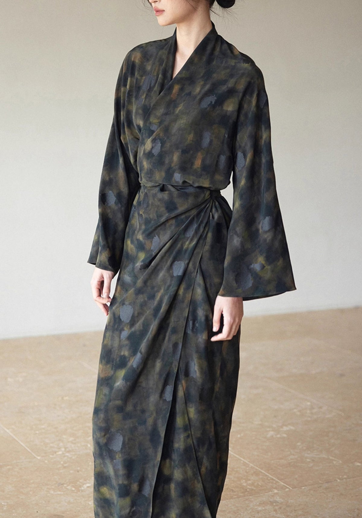 Kimono long en soie | Yūgen