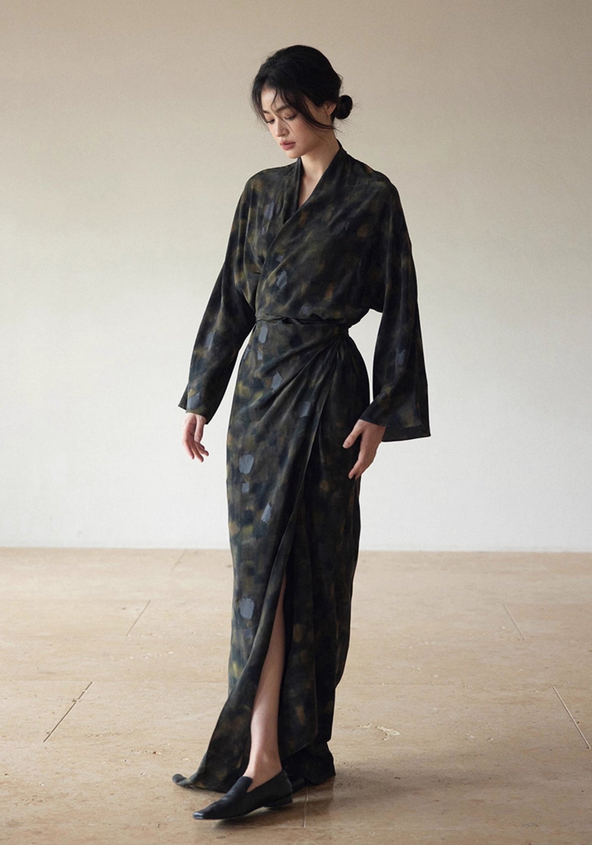Kimono long en soie | Yūgen