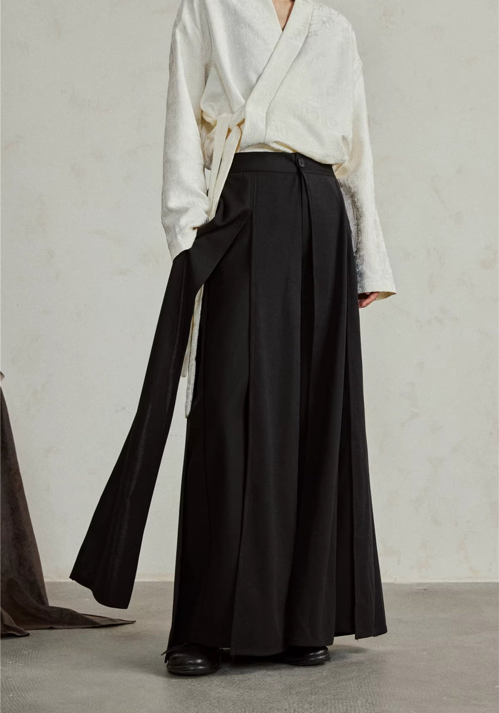 Pantalon kimono noir | Hōbi