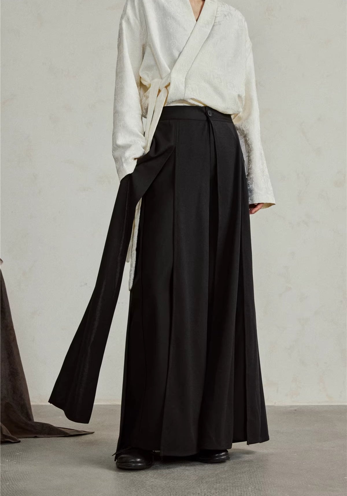 Pantalon kimono noir | Hōbi