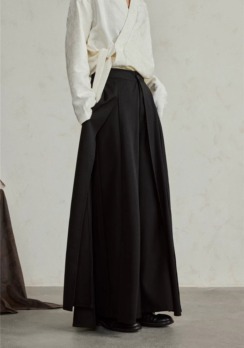 Pantalon kimono noir | Hōbi