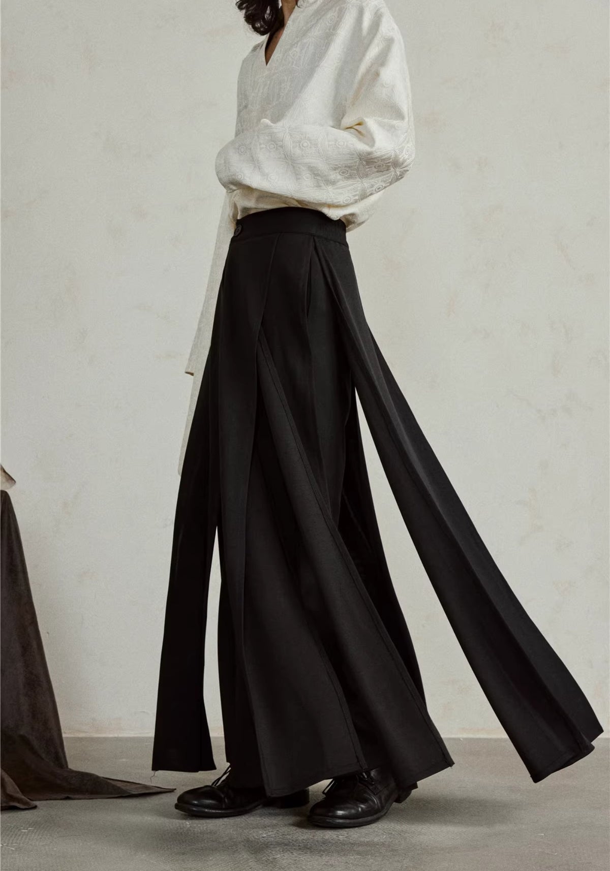 Pantalon kimono noir | Hōbi