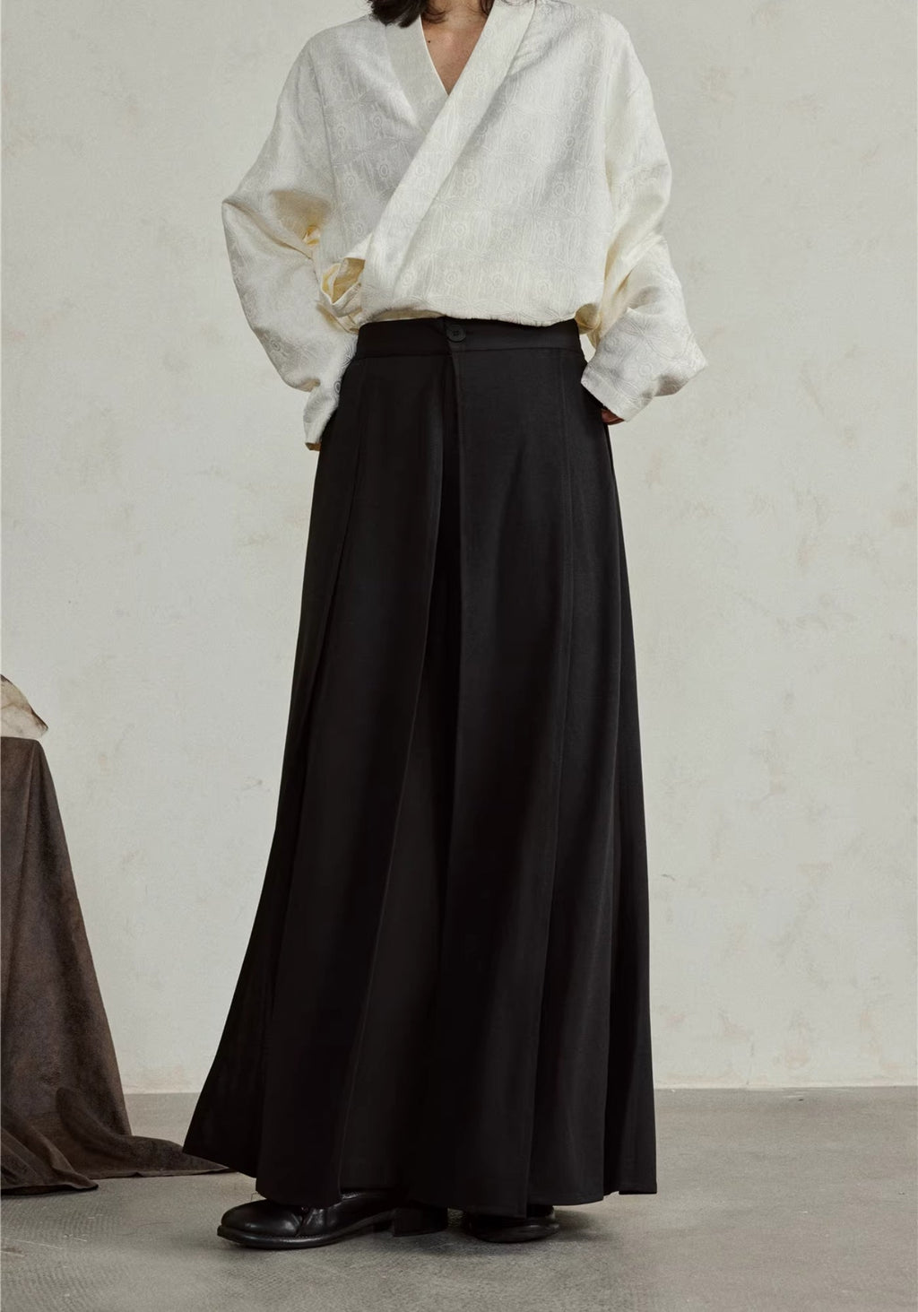 Pantalon kimono noir | Hōbi