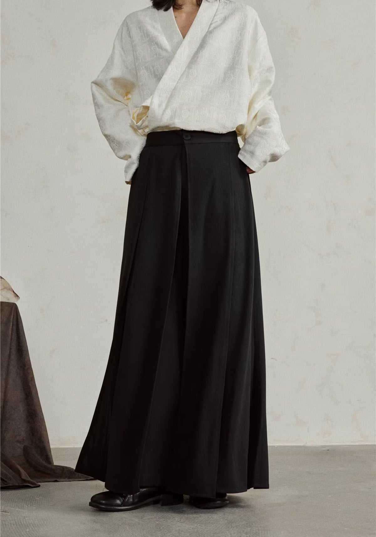 Pantalon kimono noir | Hōbi