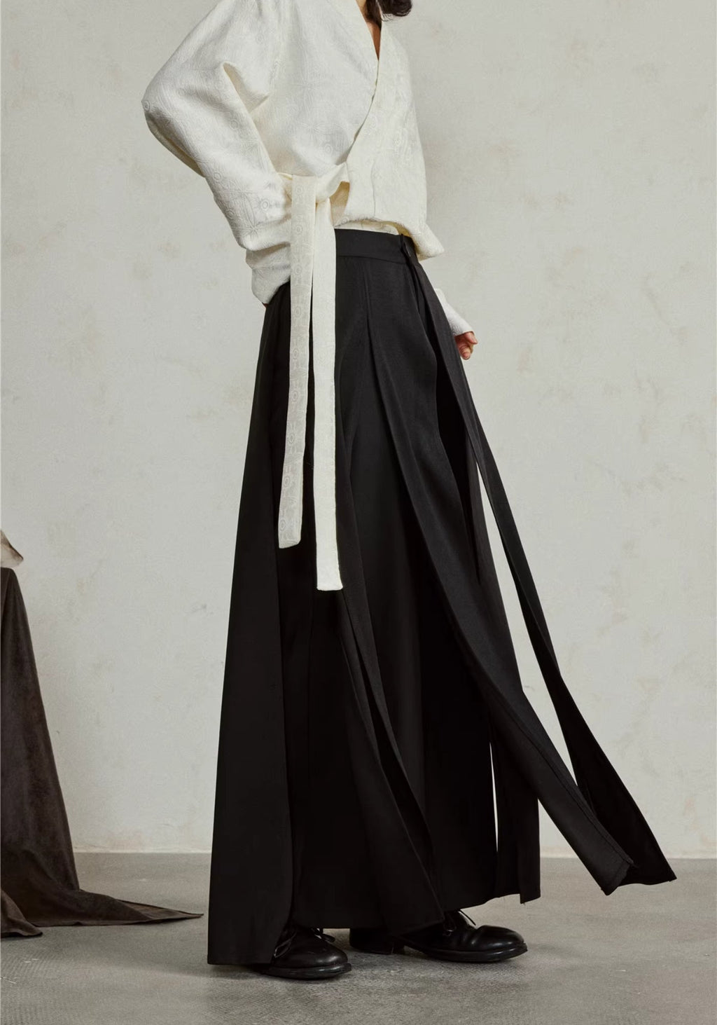 Pantalon kimono noir | Hōbi