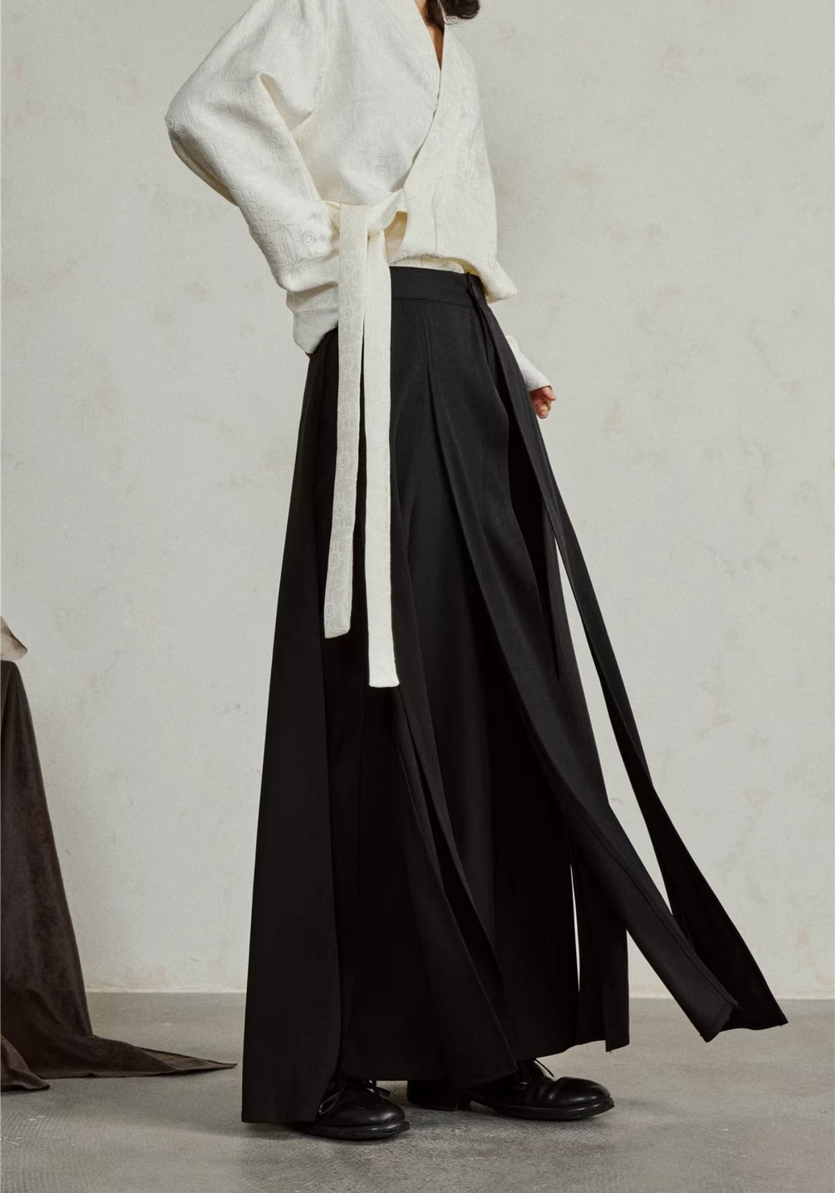 Pantalon kimono noir | Hōbi