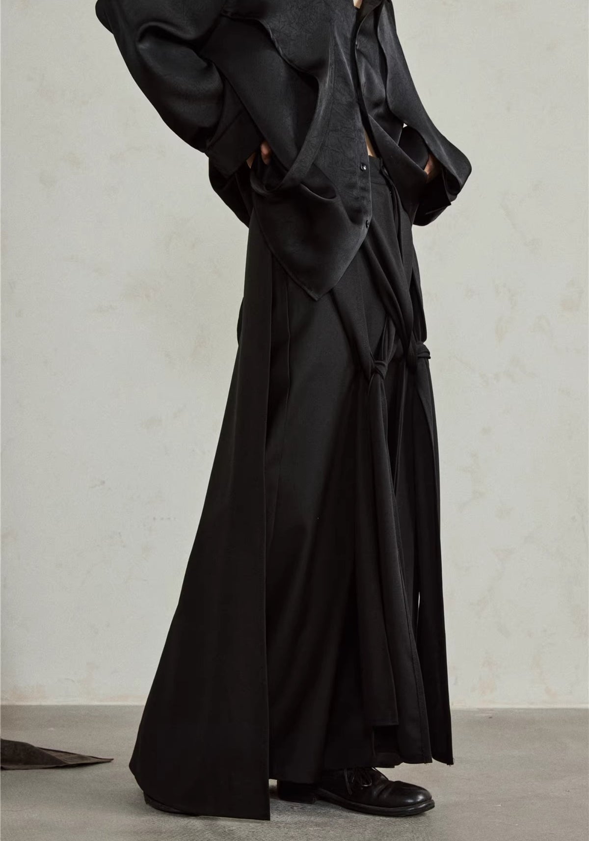 Pantalon kimono noir | Hōbi