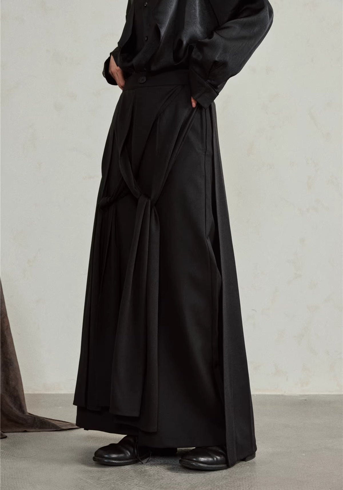 Pantalon kimono noir | Hōbi