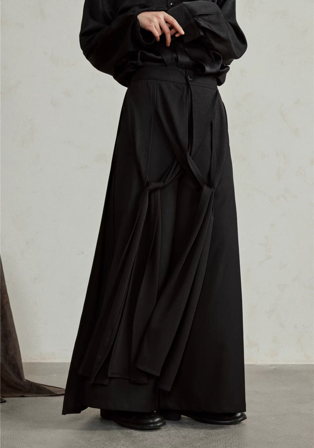 Pantalon kimono noir | Hōbi