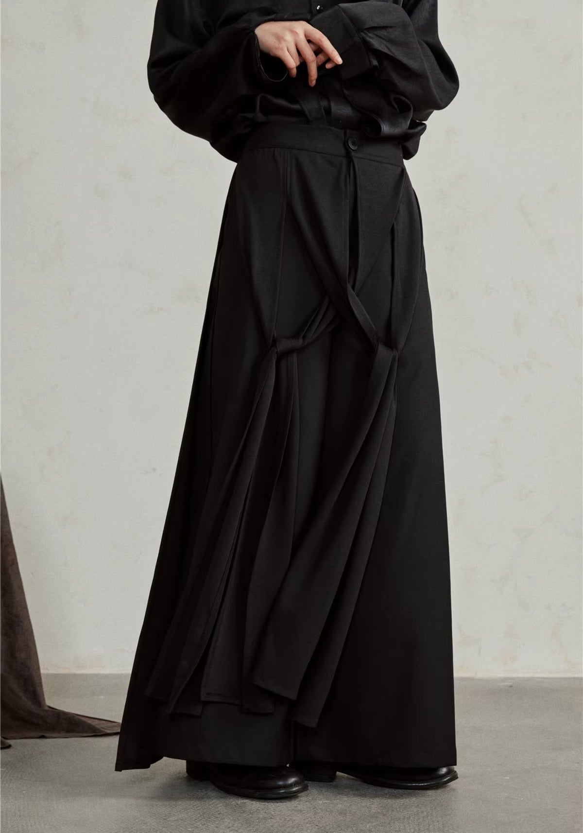 Pantalon kimono noir | Hōbi