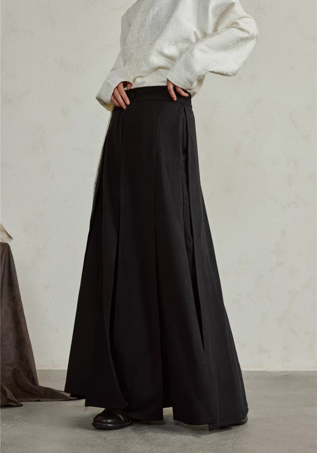 Pantalon kimono noir | Hōbi