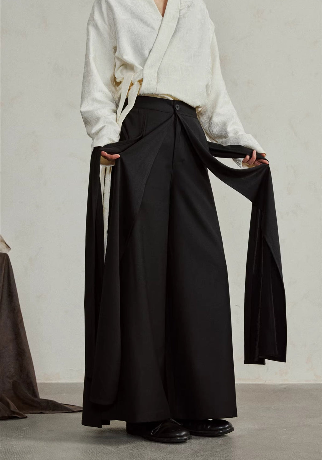 Pantalon kimono noir | Hōbi