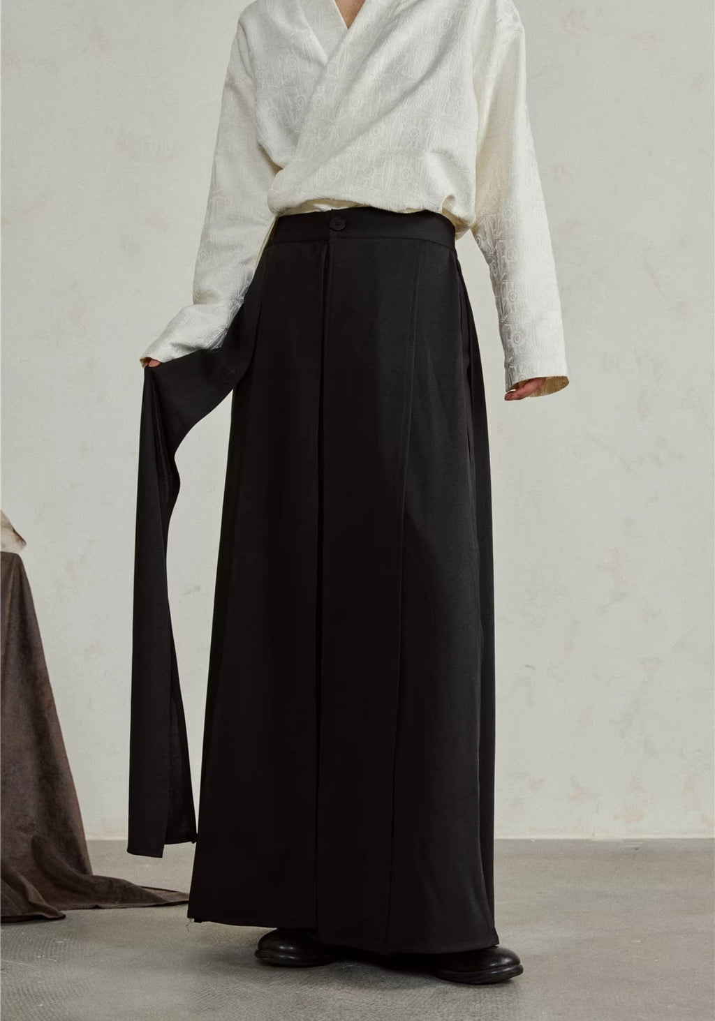 Pantalon kimono noir | Hōbi