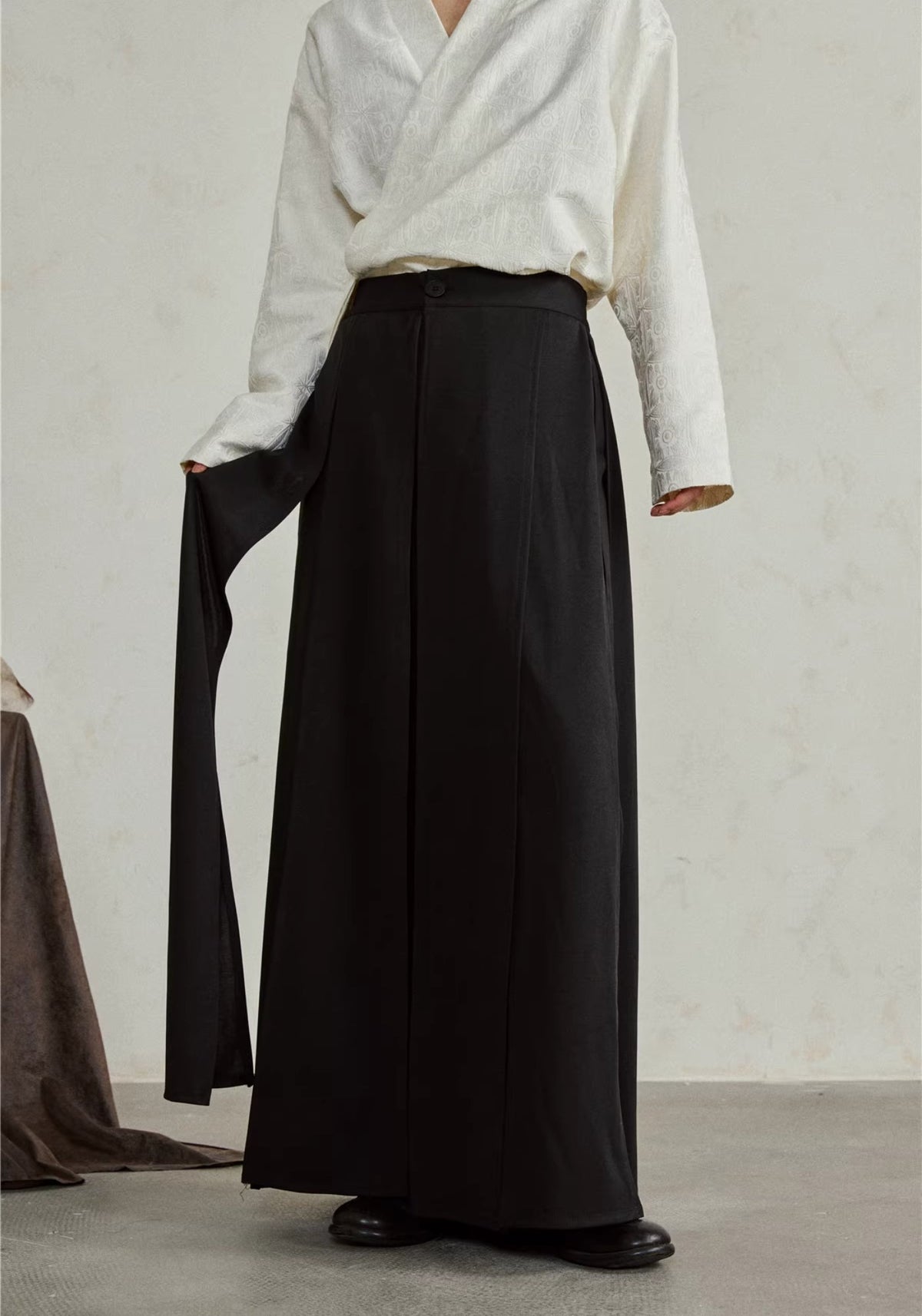 Pantalon kimono noir | Hōbi