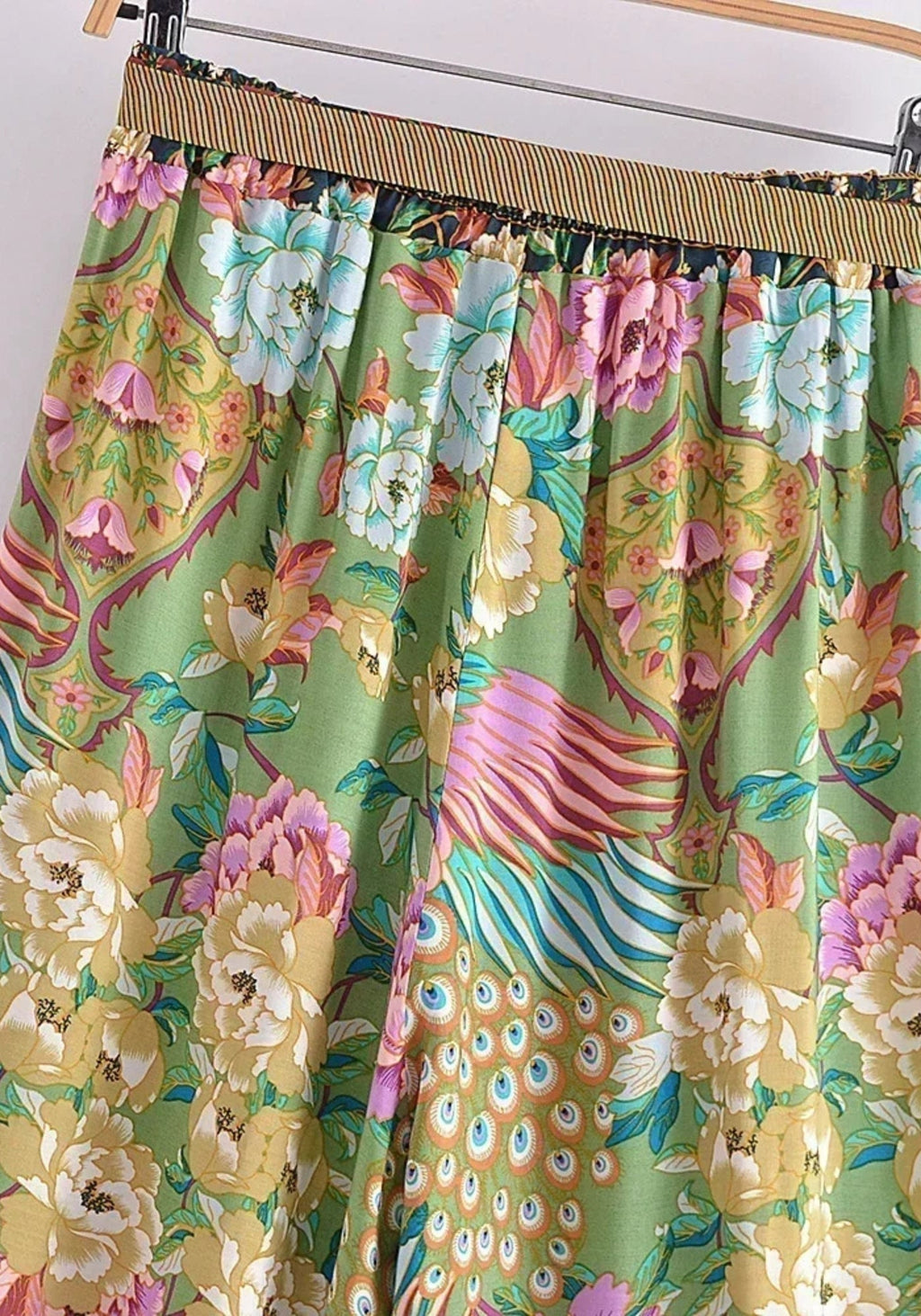 Pantalon large fleuri | Midoriha