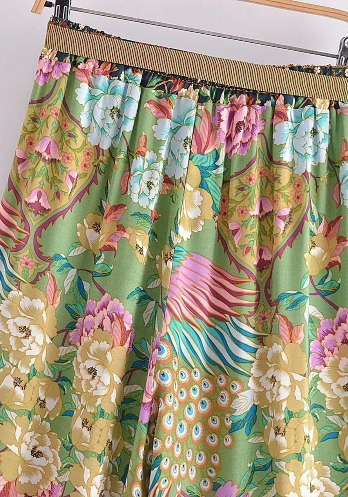 Pantalon large fleuri | Midoriha