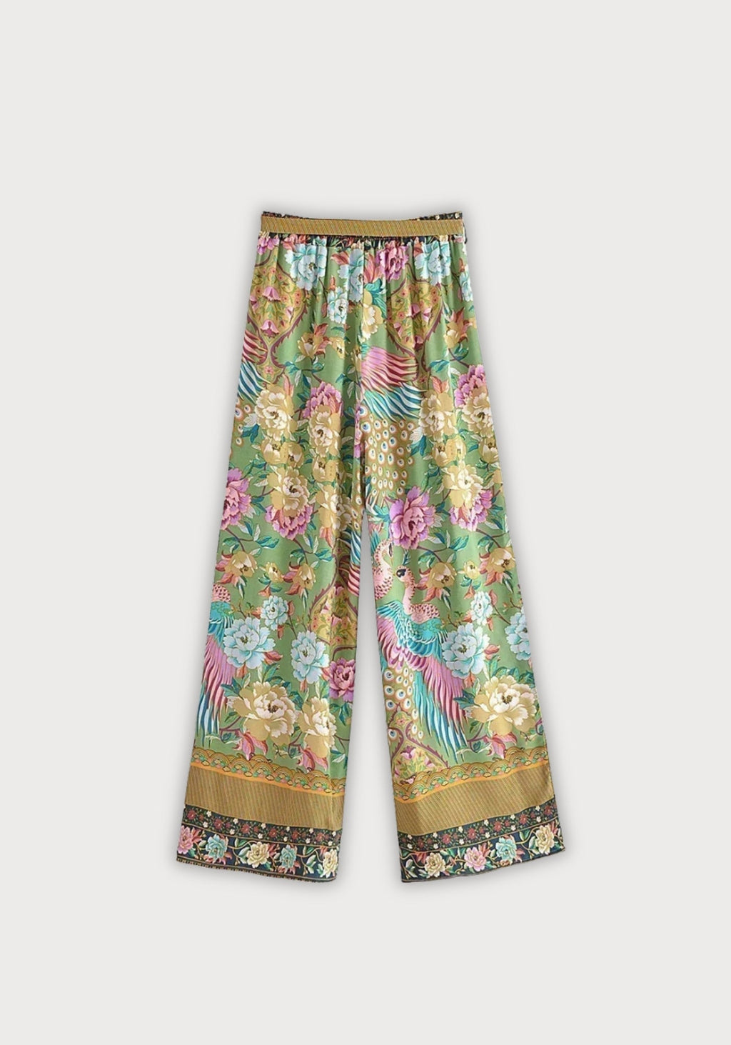 Pantalon large fleuri | Midoriha