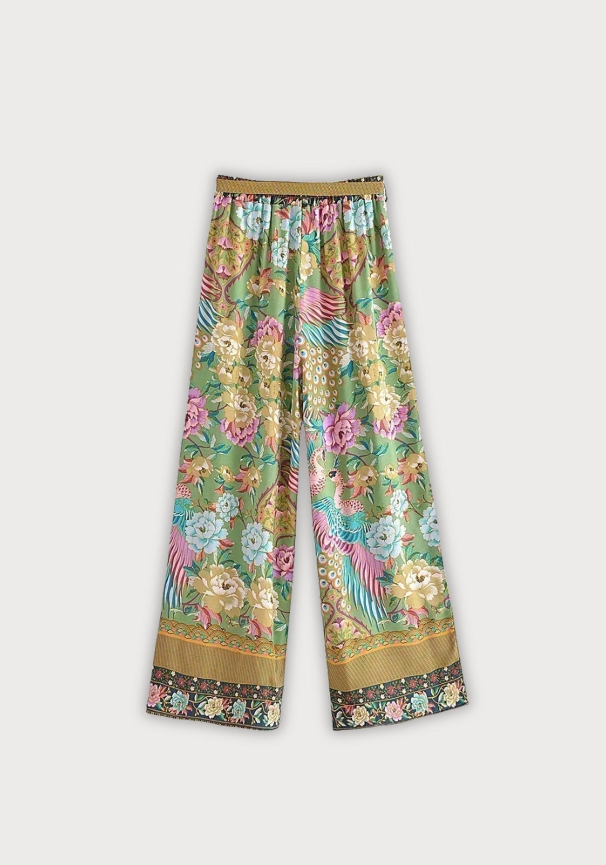 Pantalon large fleuri | Midoriha
