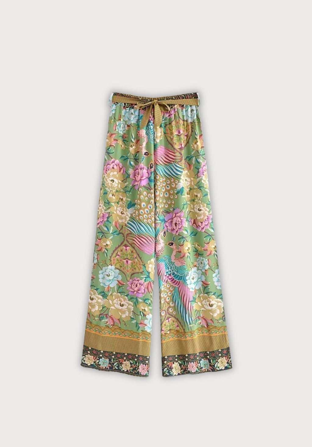 Pantalon large fleuri | Midoriha