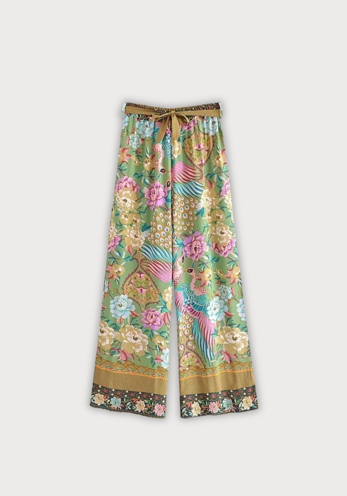 Pantalon large fleuri | Midoriha