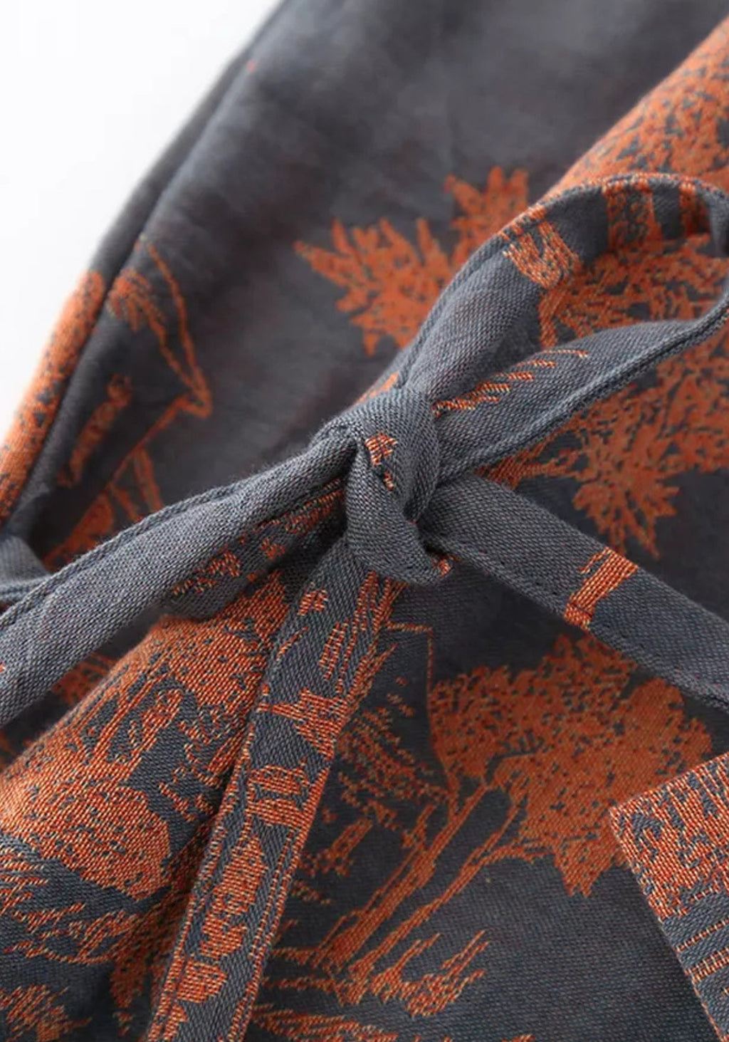 Peignoir kimono homme bleu | Edo