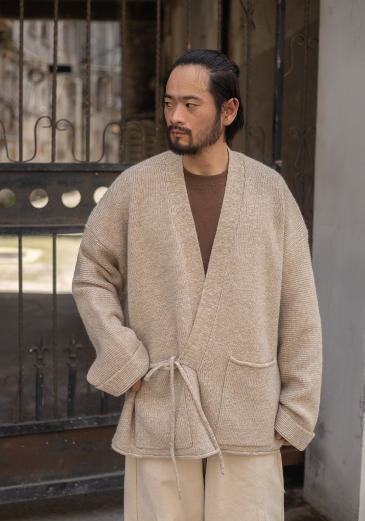 Pull kimono en laine | Cache-Cœur